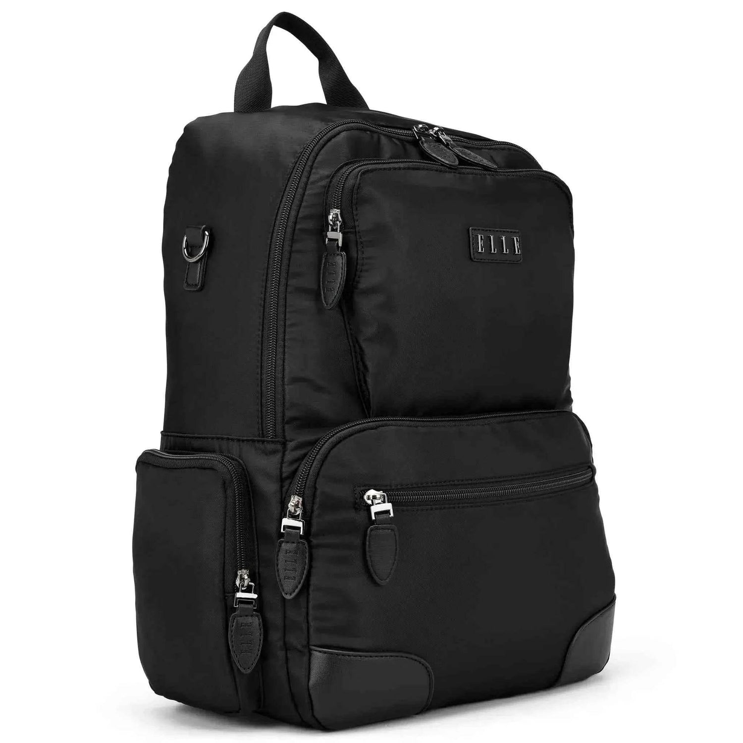 Voyage 20L Twill and Vegan Leather Backpack - GiFTiFY