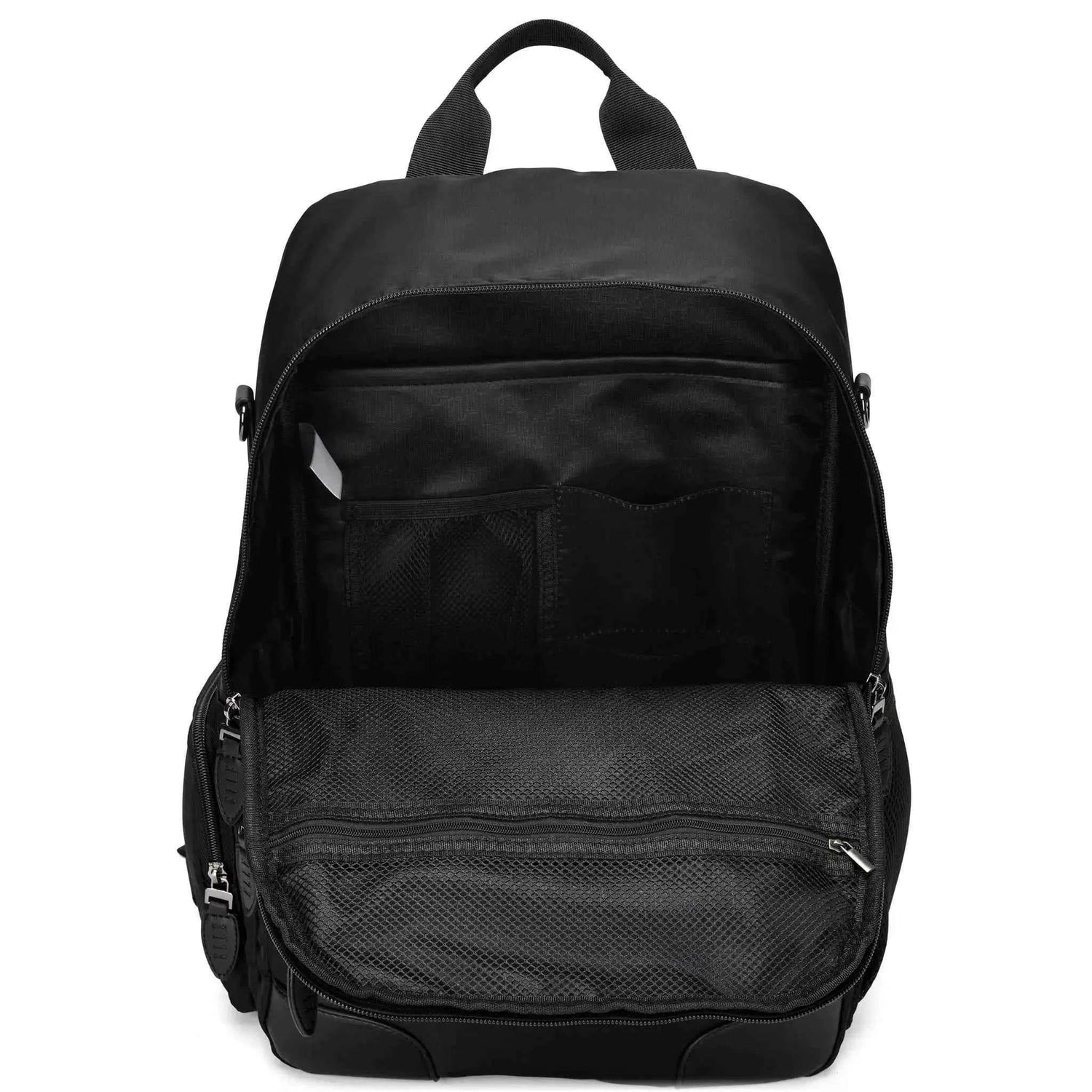 Voyage 20L Twill and Vegan Leather Backpack - GiFTiFY