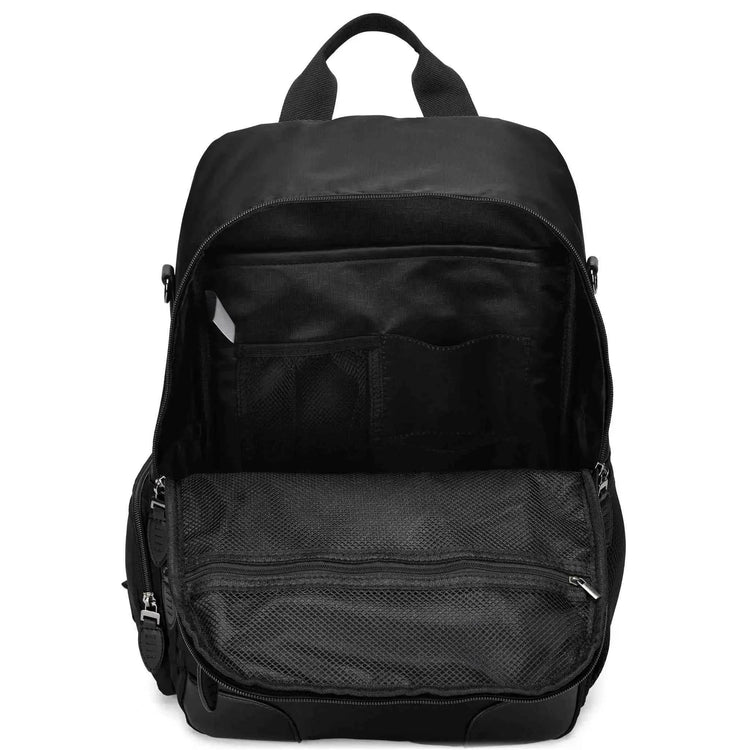 Voyage 20L Twill and Vegan Leather Backpack - GiFTiFY