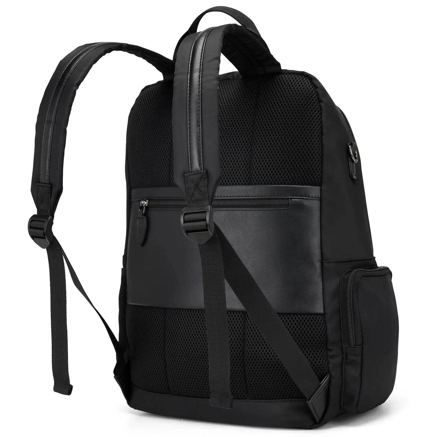 Voyage 20L Twill and Vegan Leather Backpack - GiFTiFY