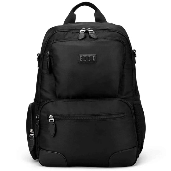 Voyage 20L Twill and Vegan Leather Backpack - GiFTiFY