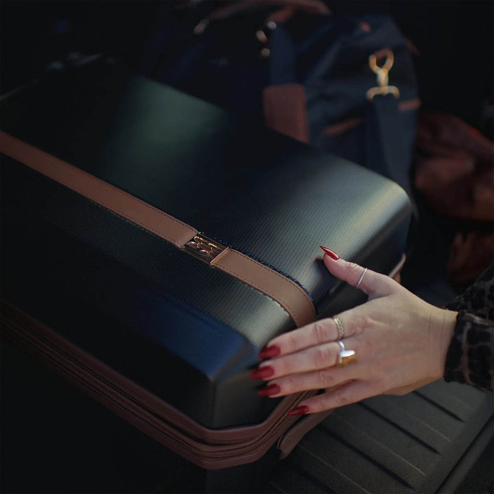 Luxe Journey Expandable 5 Piece Retro Luggage Set - GiFTiFY