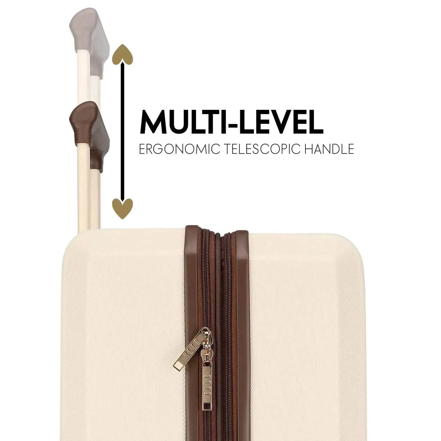 Luxe Journey 3 Piece Expandable Retro Luggage Set - GiFTiFY