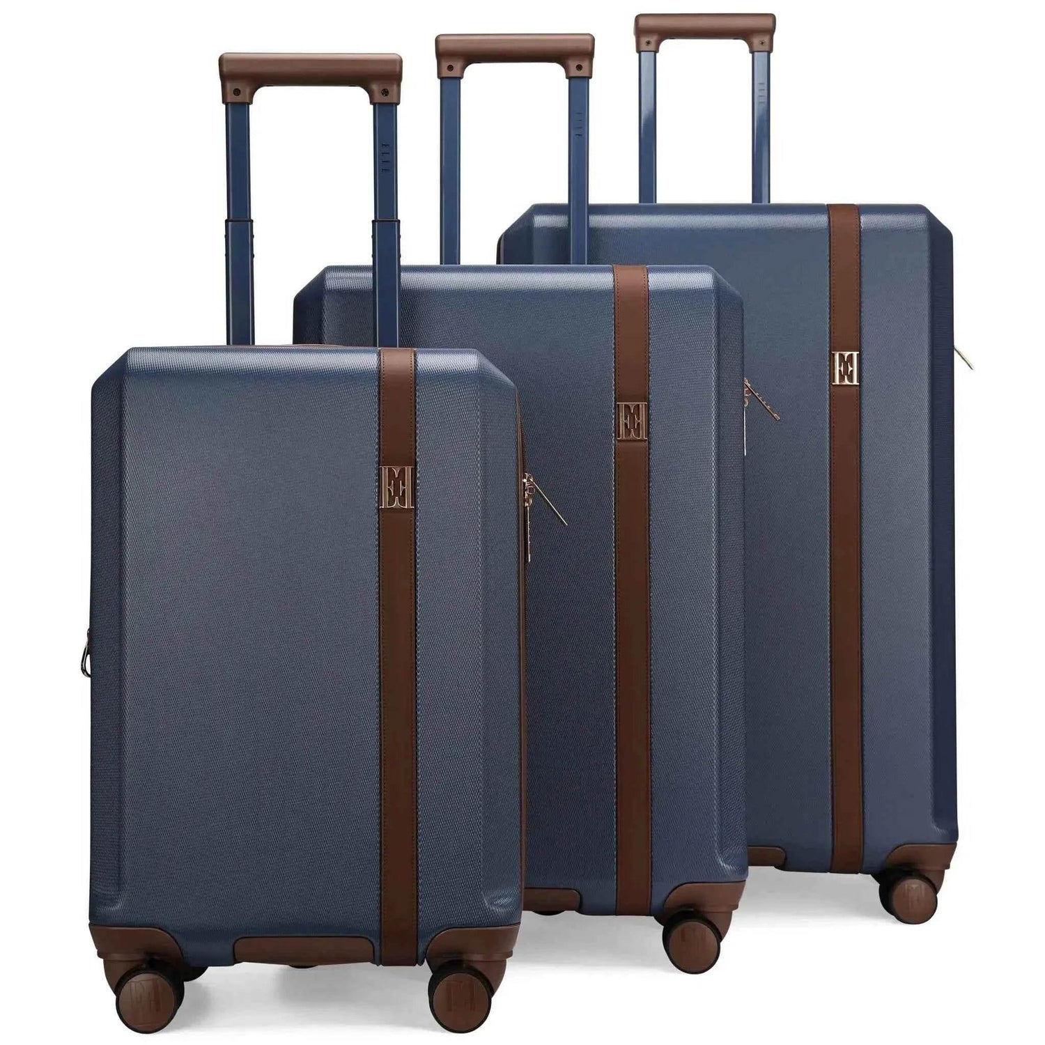 Luxe Journey 3 Piece Expandable Retro Luggage Set - GiFTiFY