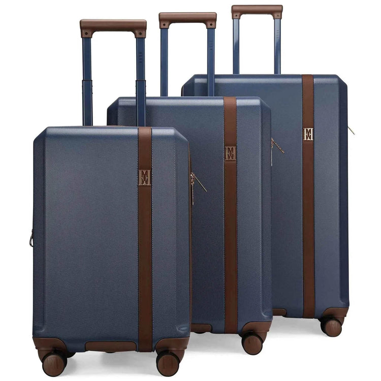 Luxe Journey 3 Piece Expandable Retro Luggage Set - GiFTiFY