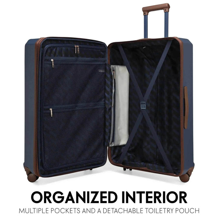 Luxe Journey 3 Piece Expandable Retro Luggage Set - GiFTiFY