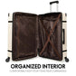 Belleville 3 Piece Expandable Retro Luggage Set Travellty