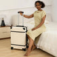Belleville 3 Piece Expandable Retro Luggage Set Travellty