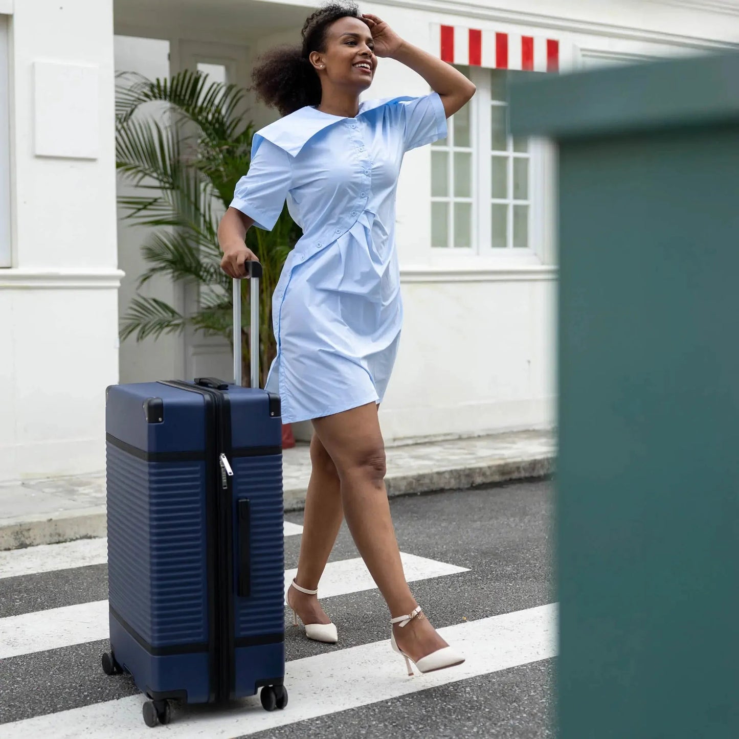 Belleville 3 Piece Expandable Retro Luggage Set Travellty