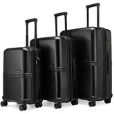Expedition 3 Piece Expandable Polycarbonate Luggage Set - GiFTiFY