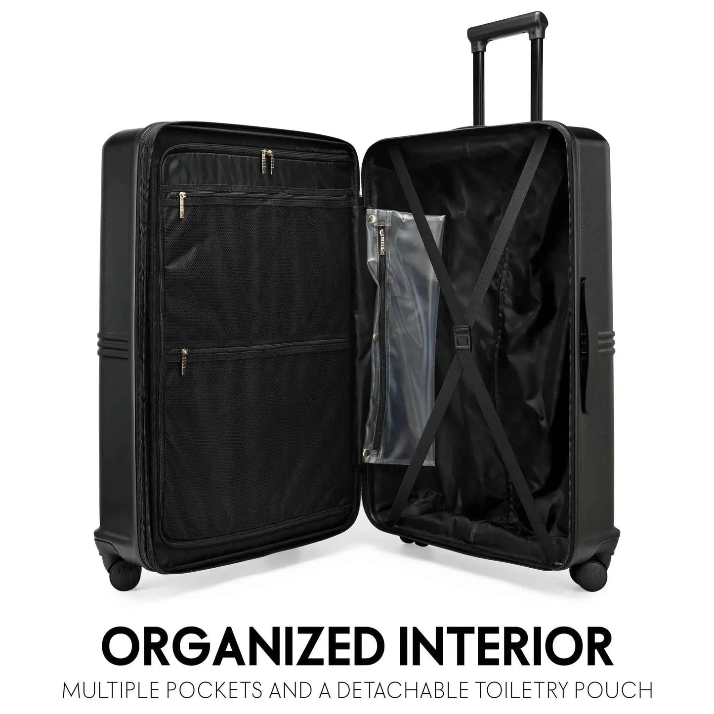 Expedition 3 Piece Expandable Polycarbonate Luggage Set