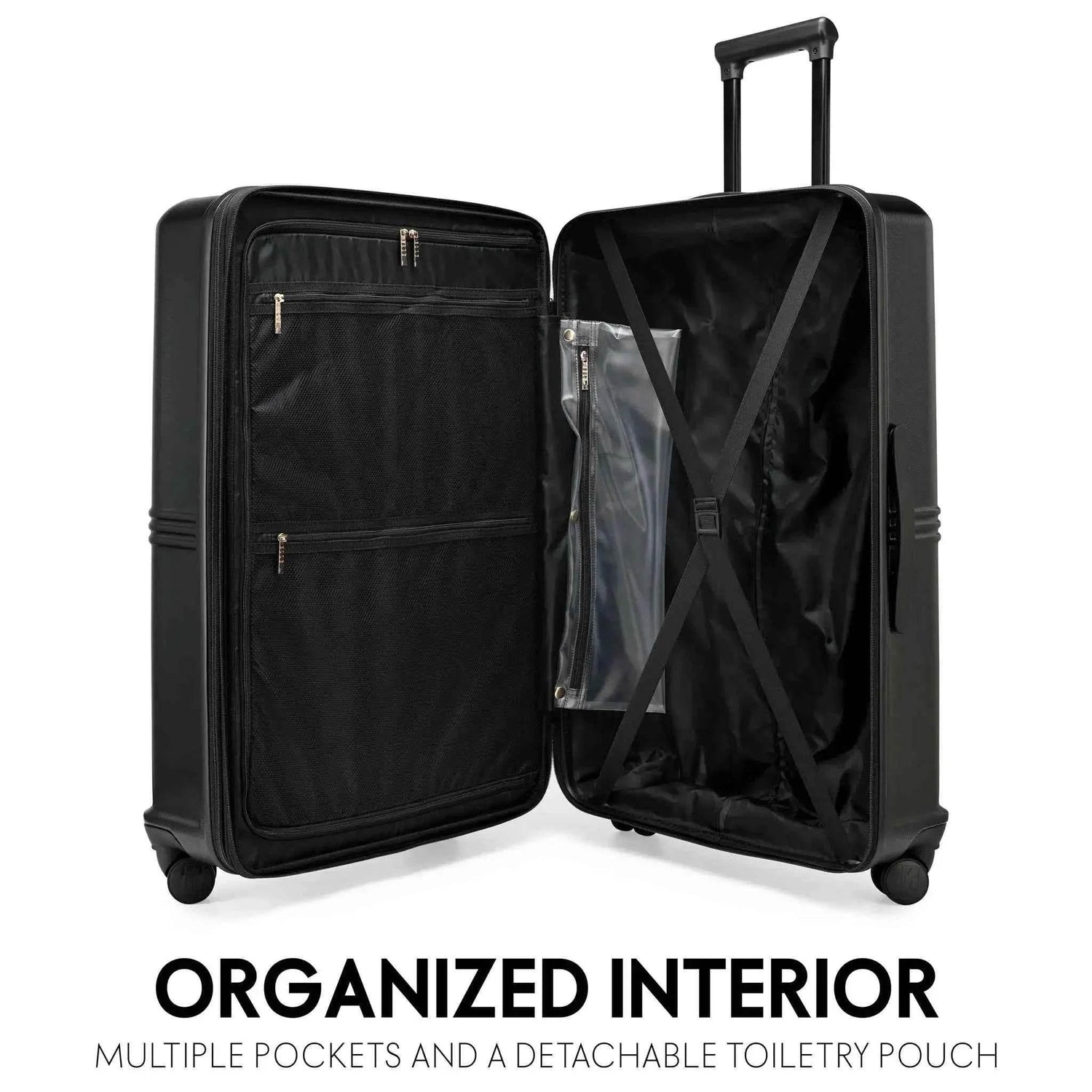 Expedition 3 Piece Expandable Polycarbonate Luggage Set - GiFTiFY