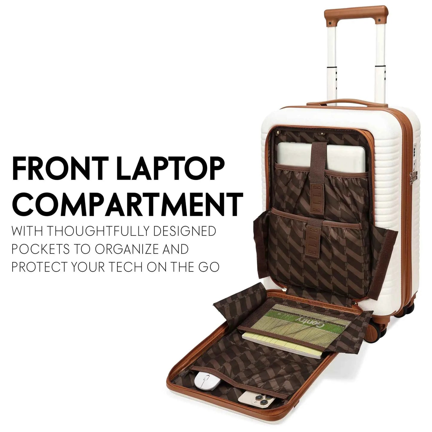 Leisure Escape Expandable 3 Piece Luggage Set