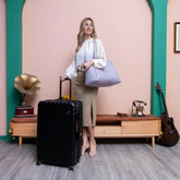 Louvre 2 Piece Expandable Polycarbonate Luggage Set - GiFTiFY