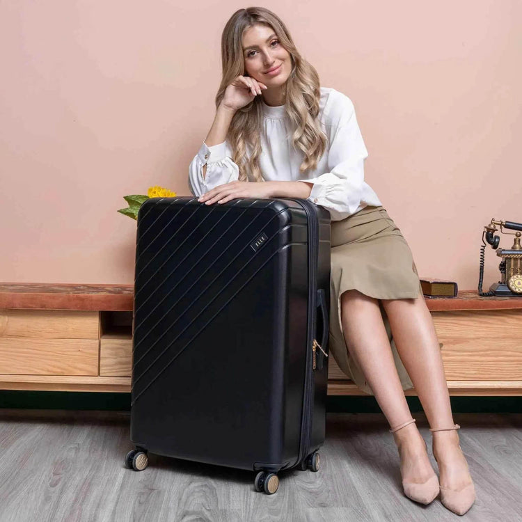 Louvre 2 Piece Expandable Polycarbonate Luggage Set - GiFTiFY