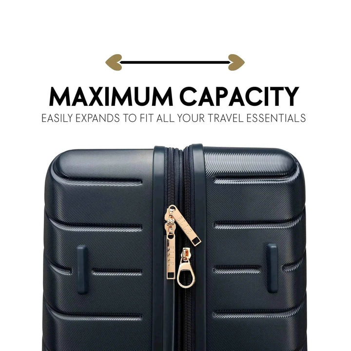 Louvre 2 Piece Expandable Polycarbonate Luggage Set - GiFTiFY