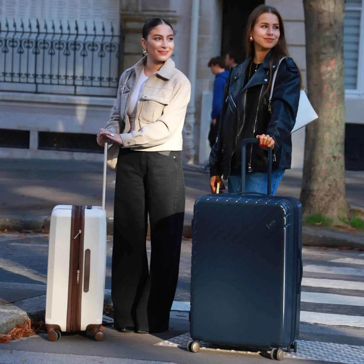 Louvre 2 Piece Expandable Polycarbonate Luggage Set - GiFTiFY