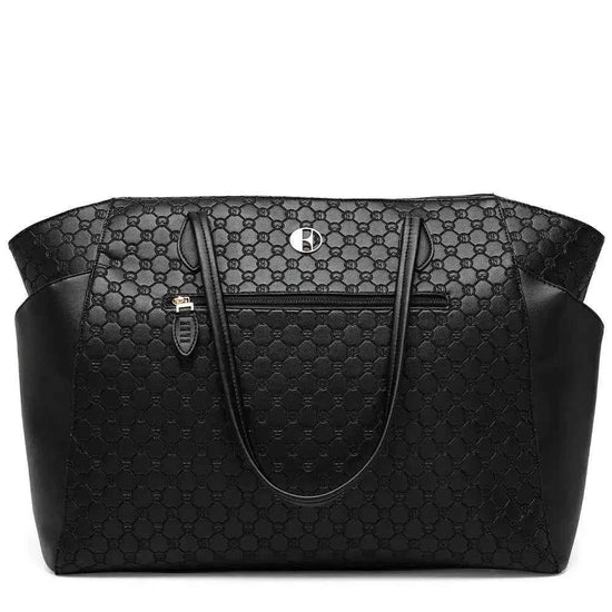 Compass 32L Vegan Leather Monogram Weekender Tote Bag - GiFTiFY