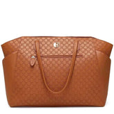 Compass 32L Vegan Leather Monogram Weekender Tote Bag - GiFTiFY