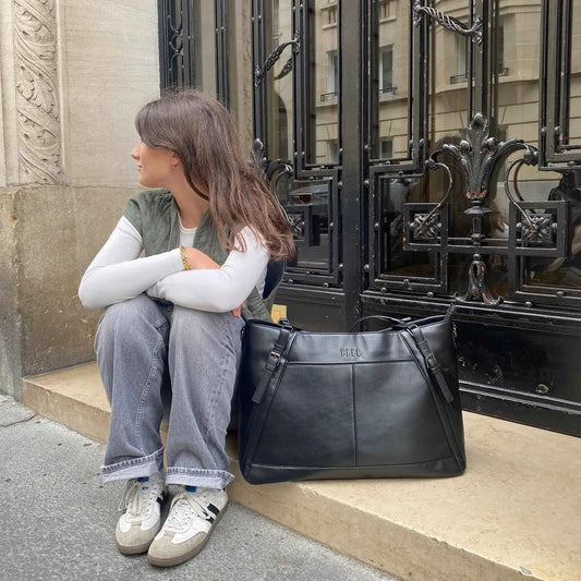 Leisure Luxe 33L Vegan Leather Weekender Tote Bag
