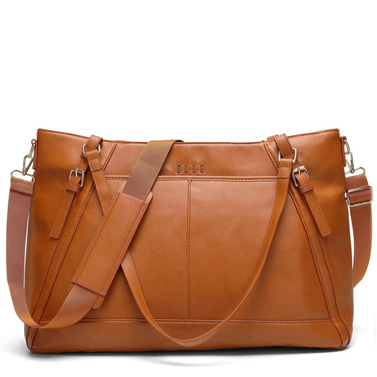 Leisure Luxe 33L Vegan Leather Weekender Tote Bag