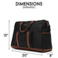 Luxe Journey Expandable 5 Piece Retro Luggage Set