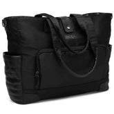 Voyage 25L Twill and Vegan Leather Weekender Tote Bag - GiFTiFY