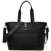 Voyage 25L Twill and Vegan Leather Weekender Tote Bag - GiFTiFY
