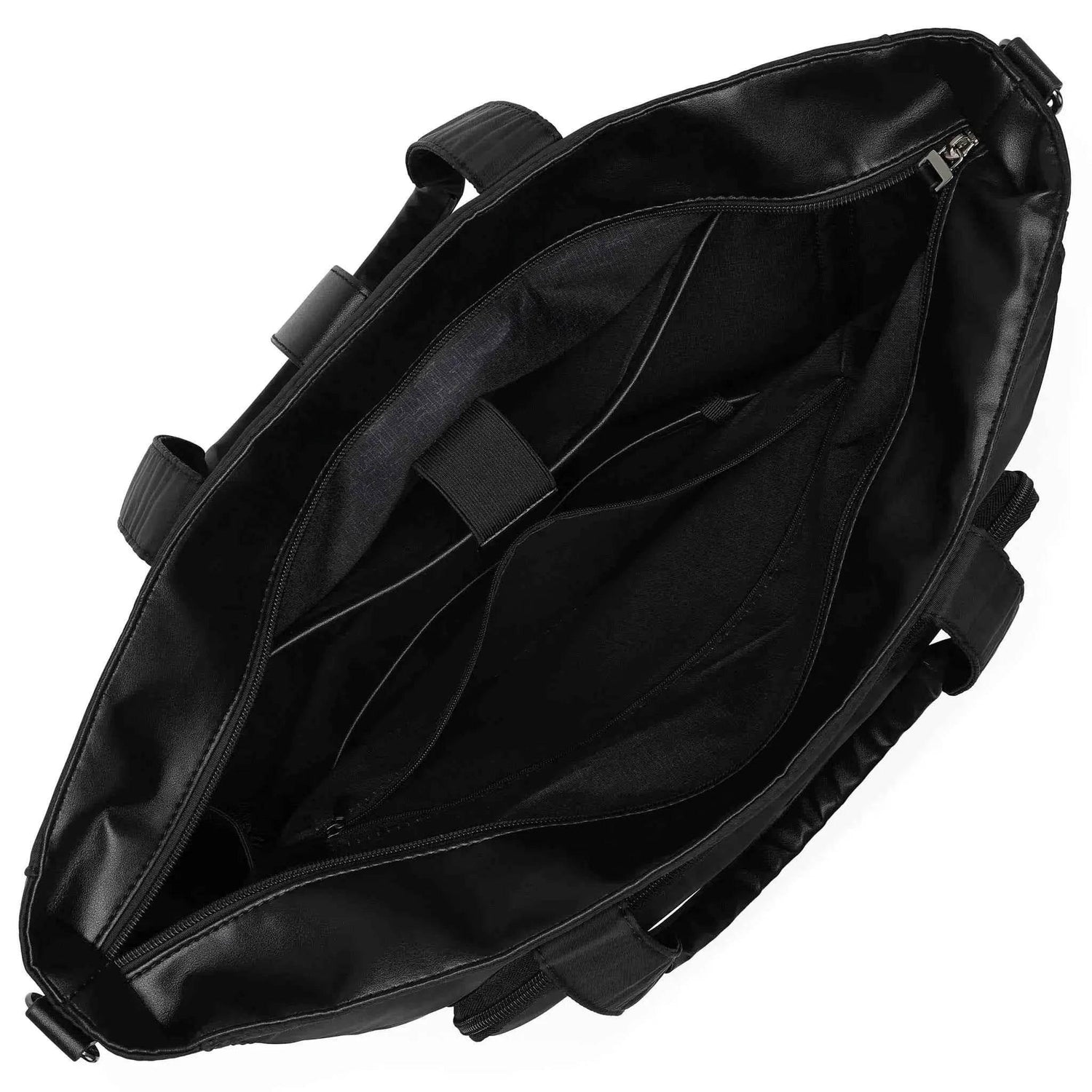 Voyage 25L Twill and Vegan Leather Weekender Tote Bag - GiFTiFY