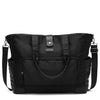 Voyage 25L Twill and Vegan Leather Weekender Tote Bag