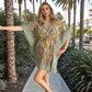Soléa Block Print Cotton Caftan