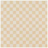 Butter Creme & White Checkered Crib Sheet - GiFTiFY