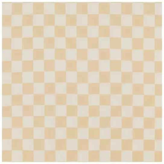 Butter Cream Checkered Baby Lounger Cover