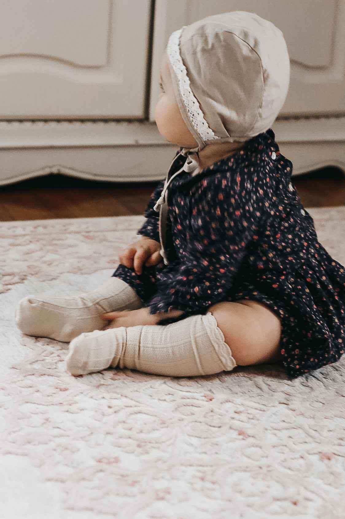 Ruffle Cotton Knee High Socks - GiFTiFY
