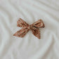 Poinsettia Bow Clips