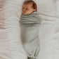 Seafoam Ribbed Stretch Swaddle