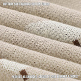 Sheep Knit Receiving Baby Blanket - GiFTiFY