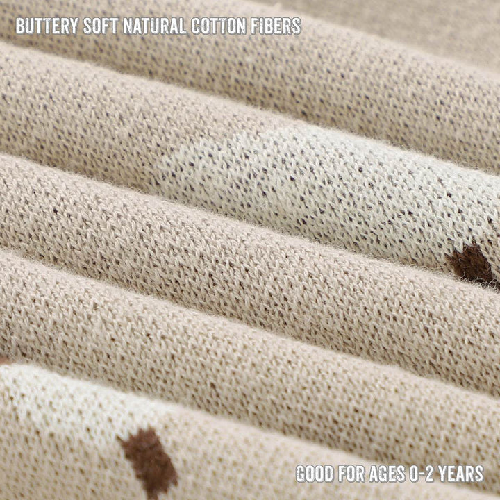 Luxury Knit Mushroom Swaddle Baby Blanket - GiFTiFY