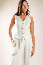 DINNER DATE WOVEN VEST - GiFTiFY