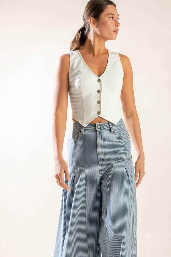 THE LILY'S SECRET DENIM VEST - GiFTiFY