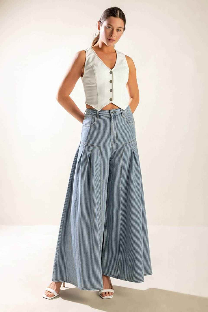 THE LILY'S SECRET DENIM VEST - GiFTiFY