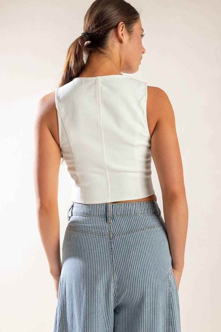 THE LILY'S SECRET DENIM VEST - GiFTiFY