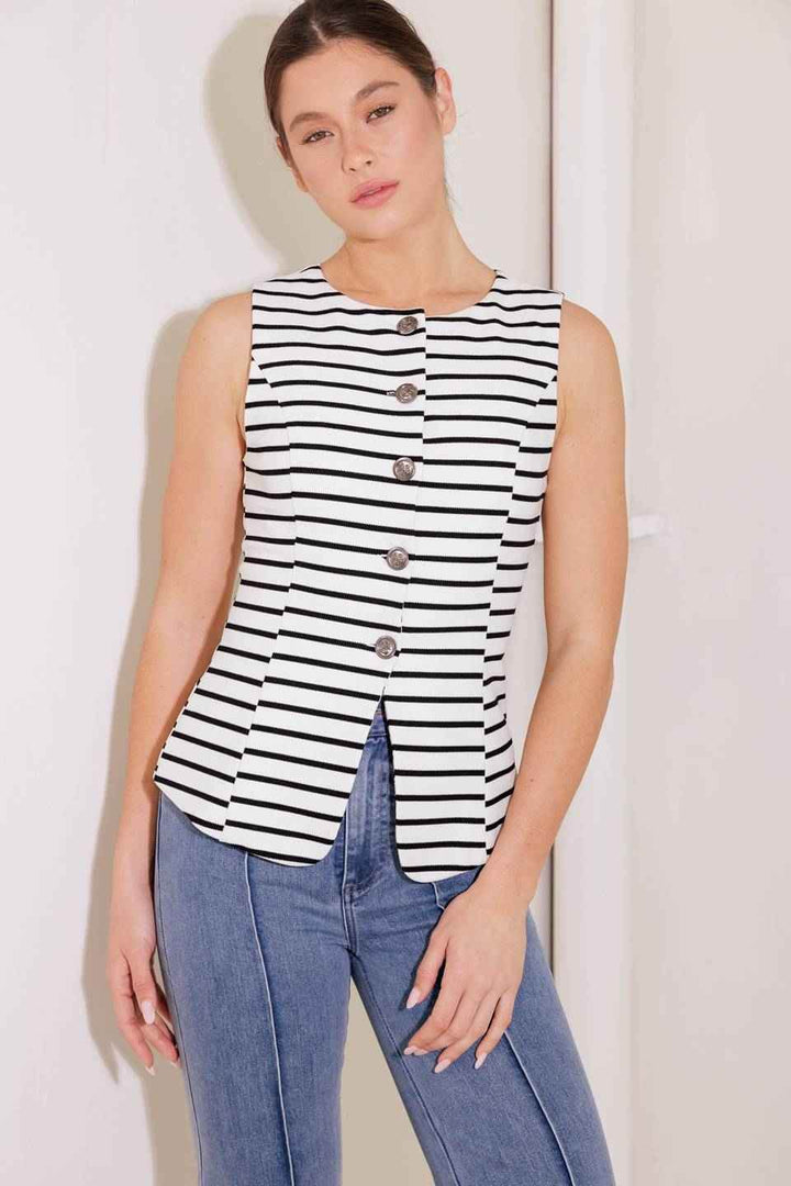 WILDFLOWER WANDER WOVEN VEST - GiFTiFY