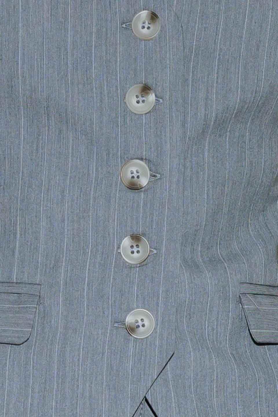 SMILE BRIGHT IN GREY WOVEN VEST - GiFTiFY