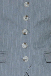 SMILE BRIGHT IN GREY WOVEN VEST - GiFTiFY