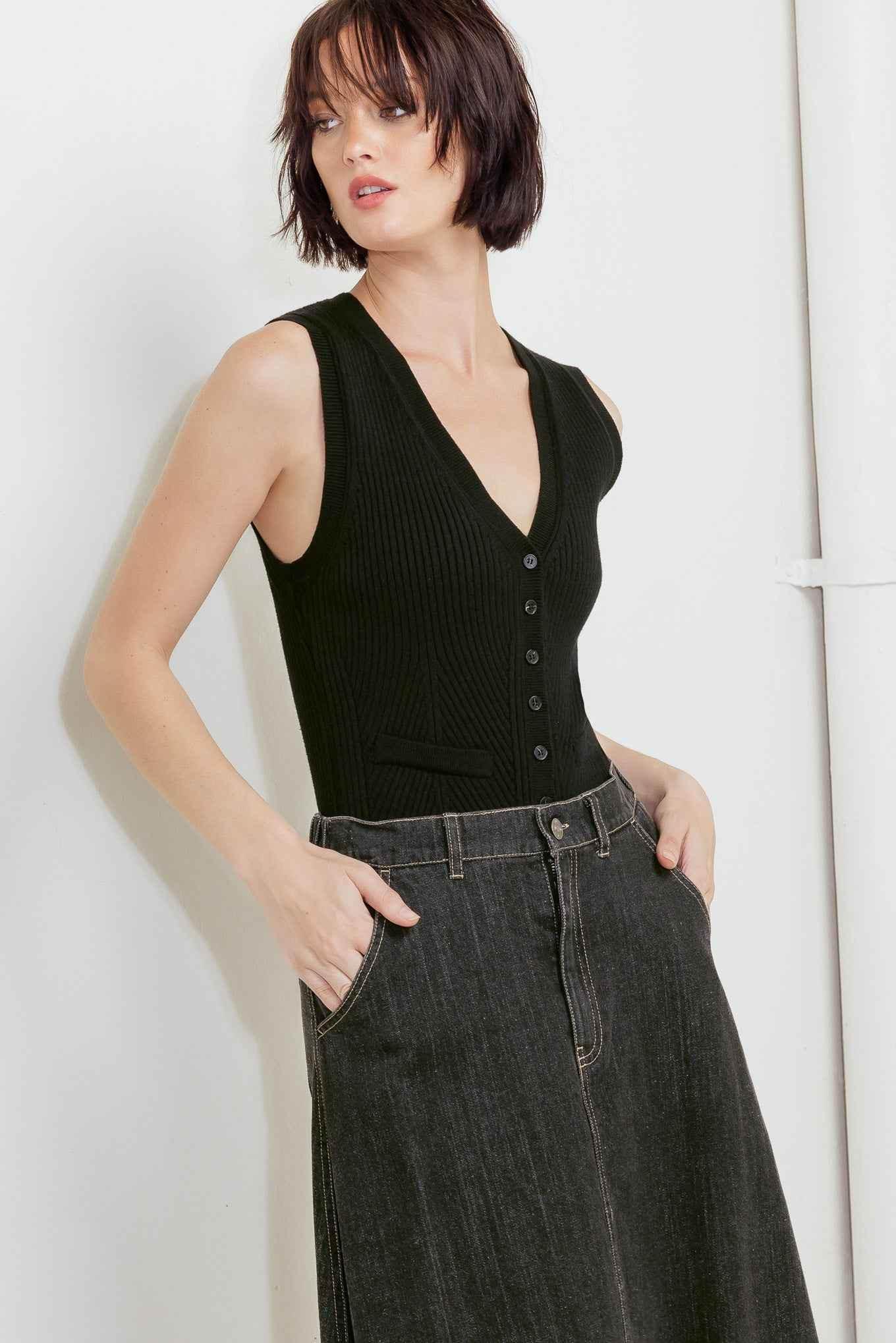 TRADING SECRETS DENIM SKIRT - GiFTiFY