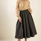 DANCE WITH DESTINY WOVEN MIDI SKIRT