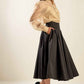 DANCE WITH DESTINY WOVEN MIDI SKIRT