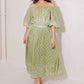THE MORE THE MERRIER WOVEN FULL MIDI SKIRT