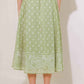 THE MORE THE MERRIER WOVEN FULL MIDI SKIRT